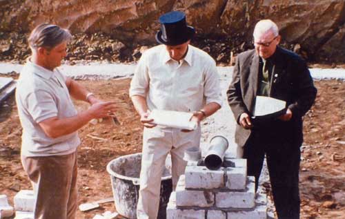 Grundsteinlegung 1969